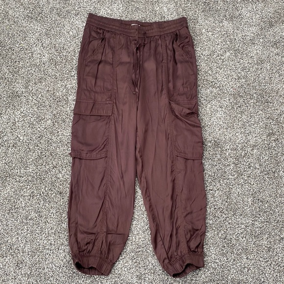 aerie Pants - NWT Aerie Brown Cargo Joggers